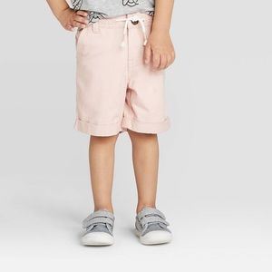 Toddler Boys' Chino Shorts - Cat & Jack™ Pink 4T